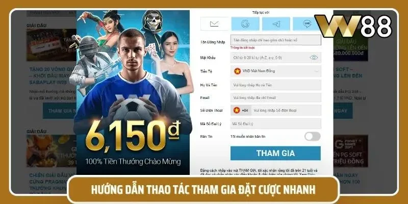 Các bước truy cập hệ thống đặt cược vô cùng đơn giản