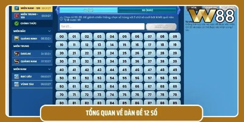 Bộ đề 12 con số và những điều cần biết
